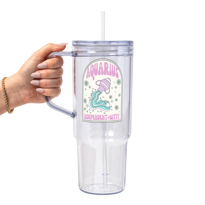 Zodiac Astrology Horoscope Glass Cup